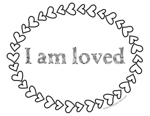 FREE download: I am loved/hearts
