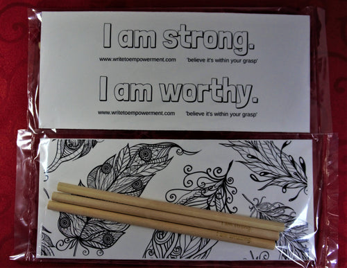 Mini Empowerment Pack: I am strong/I am worthy.