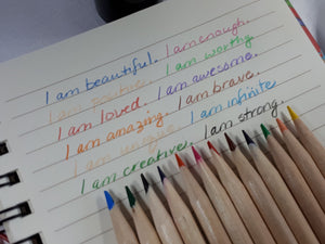 Empowerment Pencils™ Affirmations with a colourful twist!